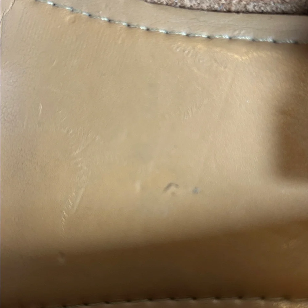 Coach Tan Leather Slip-On Shoes